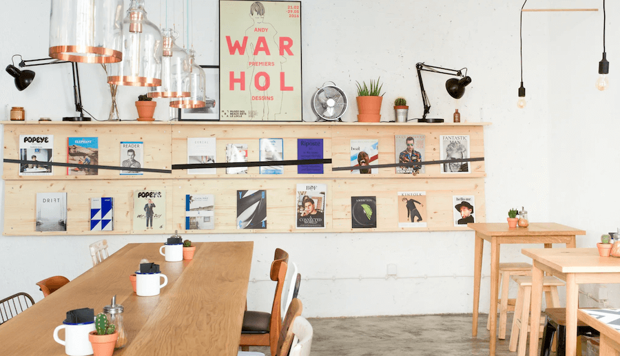coffee shop in Lisbon